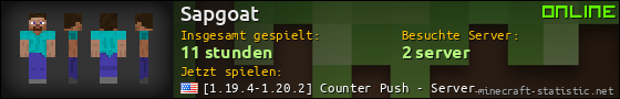 Benutzerleisten 560x90 für Sapgoat