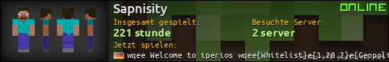Benutzerleisten 560x90 für Sapnisity