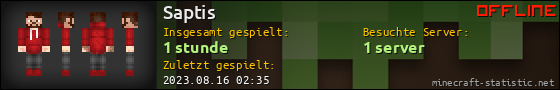 Benutzerleisten 560x90 für Saptis