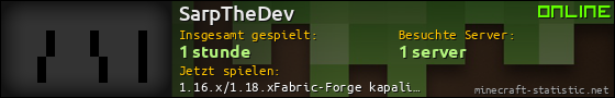 Benutzerleisten 560x90 für SarpTheDev