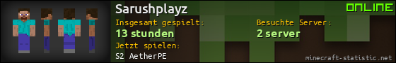 Benutzerleisten 560x90 für Sarushplayz