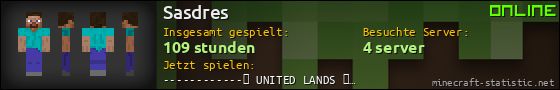 Benutzerleisten 560x90 für Sasdres