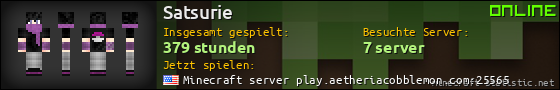 Benutzerleisten 560x90 für Satsurie