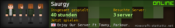 Benutzerleisten 560x90 für Saurgy