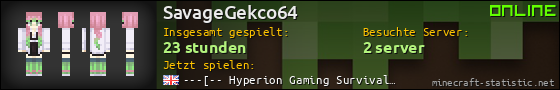 Benutzerleisten 560x90 für SavageGekco64