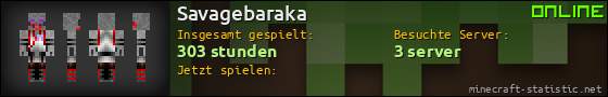 Benutzerleisten 560x90 für Savagebaraka