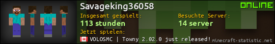 Benutzerleisten 560x90 für Savageking36058