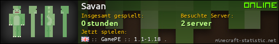 Benutzerleisten 560x90 für Savan