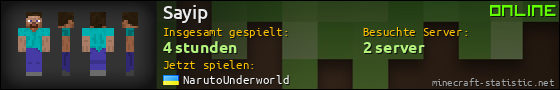 Benutzerleisten 560x90 für Sayip
