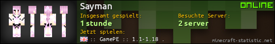 Benutzerleisten 560x90 für Sayman