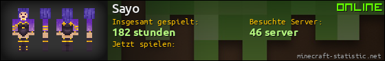 Benutzerleisten 560x90 für Sayo