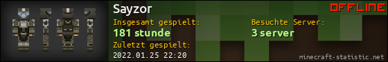 Benutzerleisten 560x90 für Sayzor