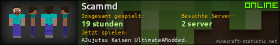 Benutzerleisten 560x90 für Scammd