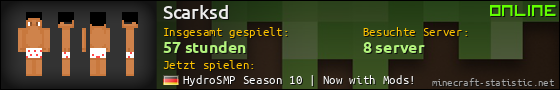 Benutzerleisten 560x90 für Scarksd