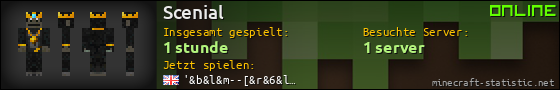 Benutzerleisten 560x90 für Scenial