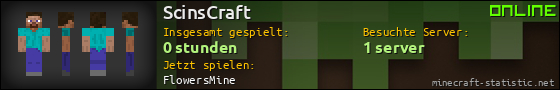 Benutzerleisten 560x90 für ScinsCraft