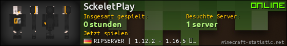 Benutzerleisten 560x90 für SckeletPlay