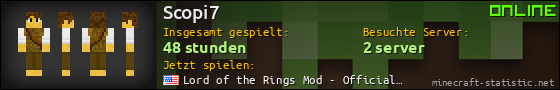 Benutzerleisten 560x90 für Scopi7