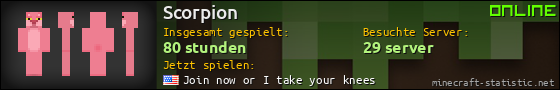 Benutzerleisten 560x90 für Scorpion