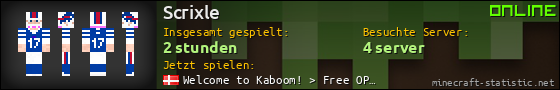 Benutzerleisten 560x90 für Scrixle