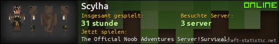 Benutzerleisten 560x90 für Scylha