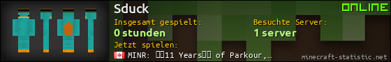Benutzerleisten 560x90 für Sduck
