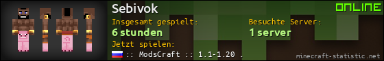Benutzerleisten 560x90 für Sebivok