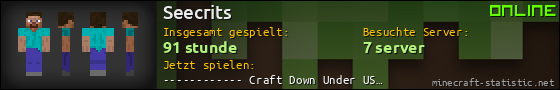 Benutzerleisten 560x90 für Seecrits