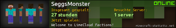 Benutzerleisten 560x90 für SeggsMonster