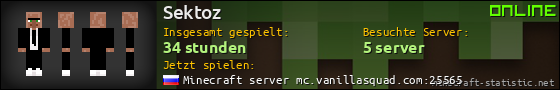 Benutzerleisten 560x90 für Sektoz