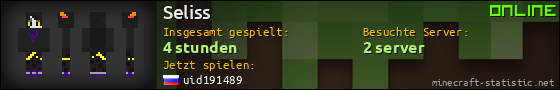 Benutzerleisten 560x90 für Seliss