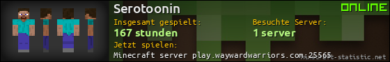 Benutzerleisten 560x90 für Serotoonin