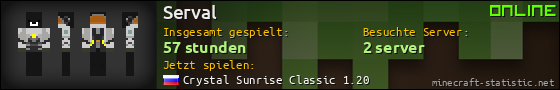 Benutzerleisten 560x90 für Serval