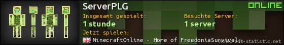 Benutzerleisten 560x90 für ServerPLG