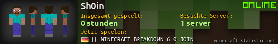 Benutzerleisten 560x90 für Sh0in
