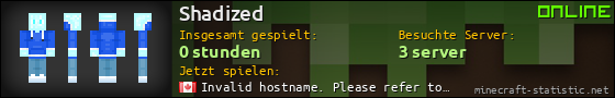 Benutzerleisten 560x90 für Shadized