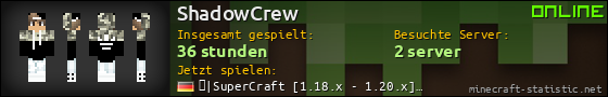 Benutzerleisten 560x90 für ShadowCrew