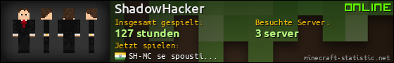 Benutzerleisten 560x90 für ShadowHacker