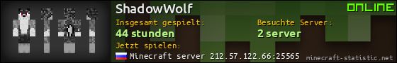 Benutzerleisten 560x90 für ShadowWolf