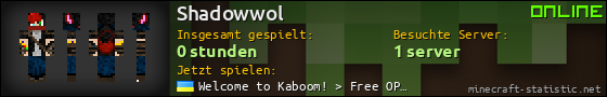 Benutzerleisten 560x90 für Shadowwol