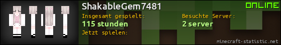 Benutzerleisten 560x90 für ShakableGem7481