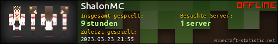 Benutzerleisten 560x90 für ShalonMC