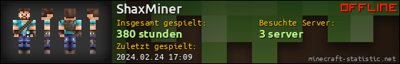 Benutzerleisten 560x90 für ShaxMiner