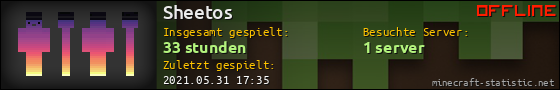Benutzerleisten 560x90 für Sheetos