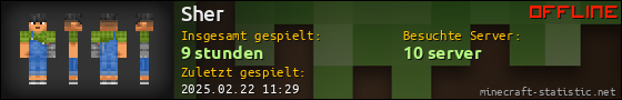 Benutzerleisten 560x90 für Sher
