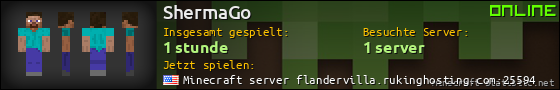 Benutzerleisten 560x90 für ShermaGo