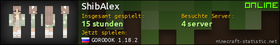 Benutzerleisten 560x90 für ShibAlex