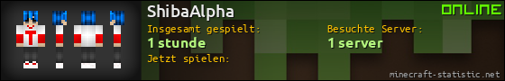 Benutzerleisten 560x90 für ShibaAlpha