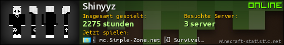 Benutzerleisten 560x90 für Shinyyz