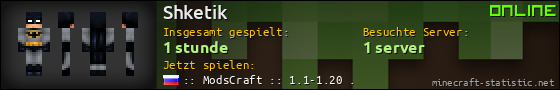 Benutzerleisten 560x90 für Shketik